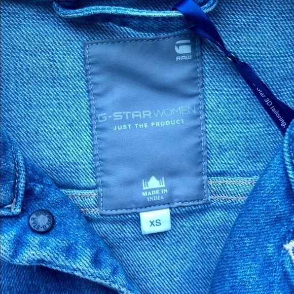 G-STAR  Light blue button front Denim Jacket - XS - Picture 5 of 9